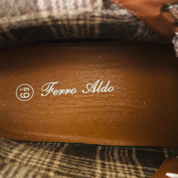 Ferro Aldo black brushed leather size 6.5 - Picture 4 of 5